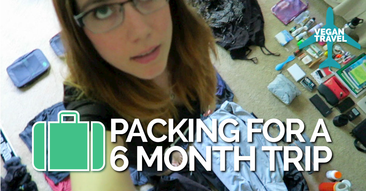 Carry-On Only: Packing for a 6 Month Trip - Video on VeganTravel.com