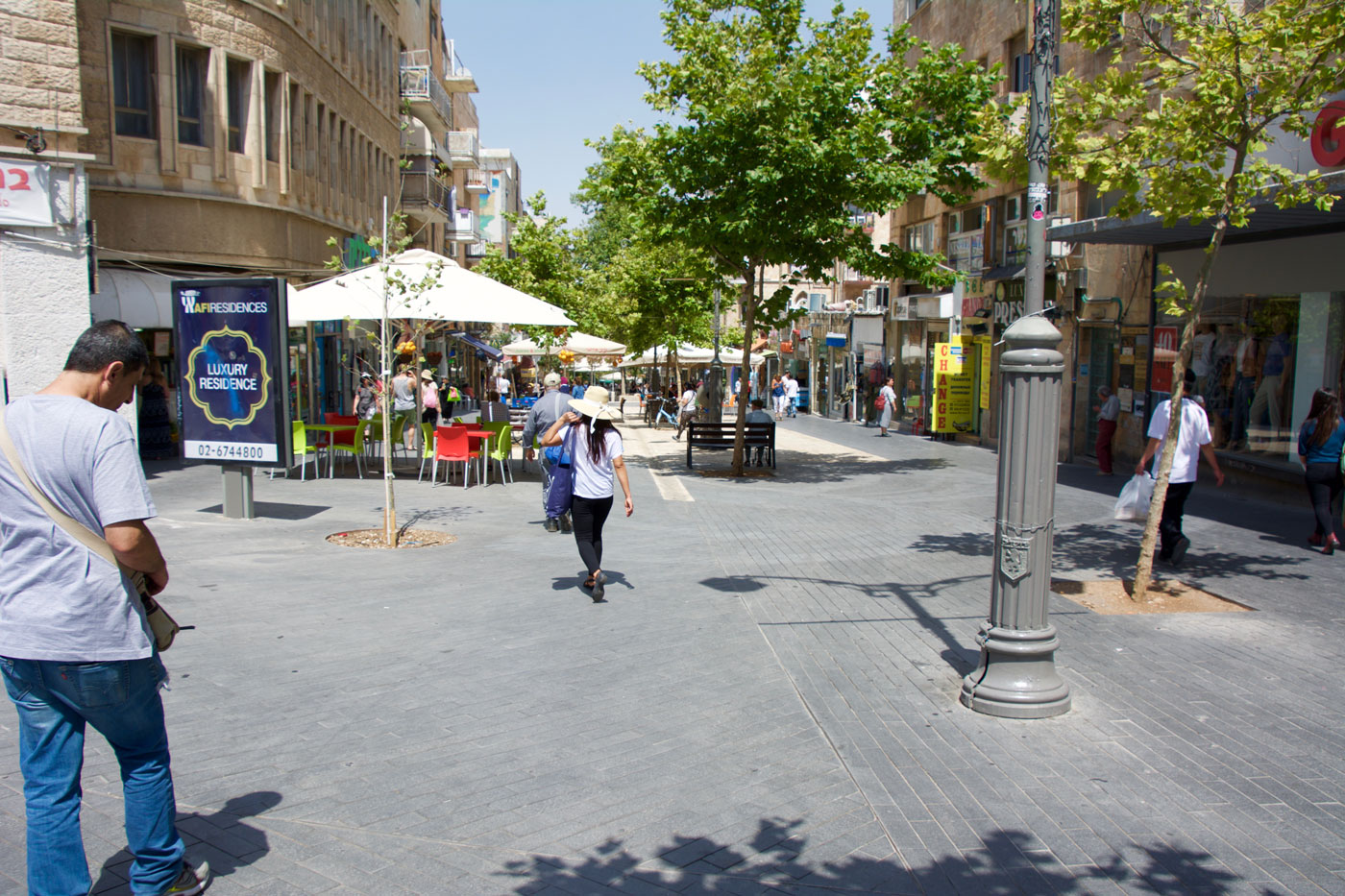 Ben Yehuda Street in Jerusalem - Vegan Travel