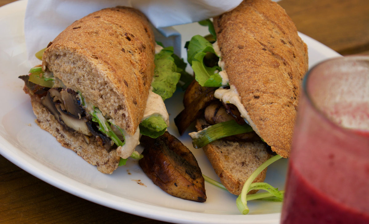 Anastasia Roasted Mushroom Sandwich