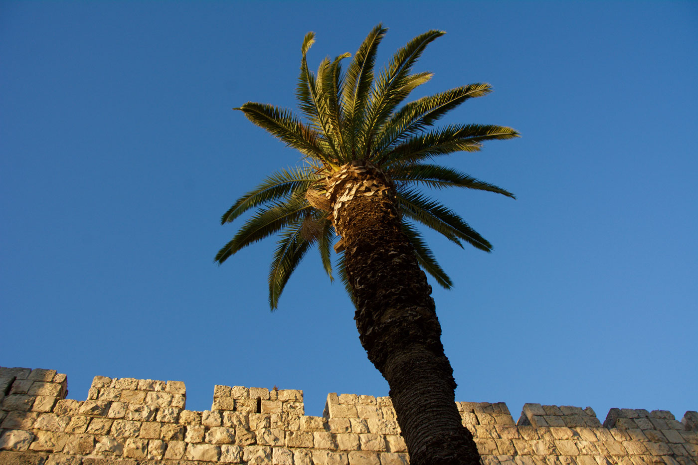 Ottoman walls of Jerusalem's Old City