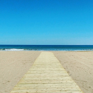 Malvarrosa beach in Valencia